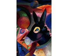 Poster vertical XL déco MON ANE 150 x 240 cm | Trompe lœil Déco murale Qualité HD Scenolia