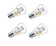 Philips 8718696525654 à baïonnette B22 6W LED Mini Globe Lumineux Ampoule à variateur de lumière Blanc chaud 4