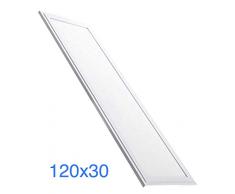 Panneau LED Slim 120 x 30 cm, 48 W, Blanc Froid (6500k). 4000 Vrais Lumens. Driver inclus.