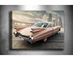 Bonamaison Peinture sur toile, multicolore, 70 x 100 cm - Conçu et fabriqué en Turquie