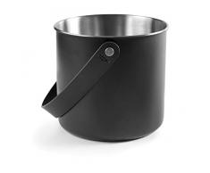 Lacor 65418 65418 Refroidisseur Bouteille Moon Noir Inox 18 cm Acier 18/10