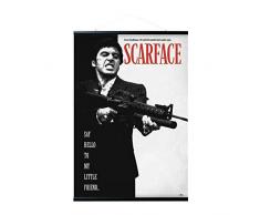 Poster et Kit de Fixation | Scarface - Say Hello To My Little Friend, 61 x 91,5 cm