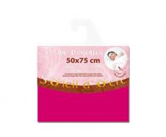 Soleil dOcre 554807 Taie dOreiller US coton 57 Fils Rouge Nouveau