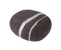 Myfelt Béla Coussin en Galets et Laine, Laine, Oscar, 50 x 40 x 26 cm (L)