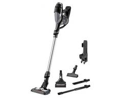 ROWENTA AIR FORCE 360 MAX Aspirateur Balai sans Fil Multifonction 21,9V, Jusquà 30 Min dautonomie, Ultra léger, Tête daspiration avec LED, Très Bien accessoirisé, Noir et Acier RH9046WO