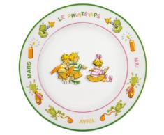 Guy Degrenne Les Triples Printemps Lot de 6 assiettes Dessert