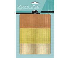 Maildor 1131 Lot de Stickers carrÃ©s Autocollants, Papier, Multicolore, 23,5 x 15,6 x 0,2 cm