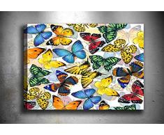 Bonamaison Peinture sur toile, multicolore, 50 x 70 cm - ConÃ§u et fabriquÃ© en Turquie