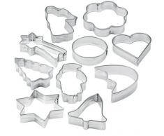 Zenker 4431 Set de 10 Emporte-piÃ¨ces sur cintre, 24 x 18.5 x 2 cm