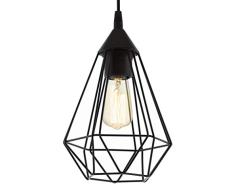 Eglo ISU1292781 Suspension, MÃ©tal, Noir