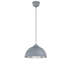 Reality leuchten hängeleucht lampe suspension, 1 x e27 (non incluse), ø 31 cm, intérieur, extérieur gris argenté r30121087 bicolore