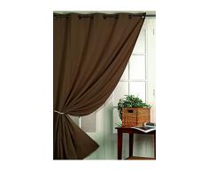 HomeMaison HM6985063263 Rideau 100 % Occultant Vu sur D & Co Chocolat
