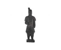 lachineuse FANTASSIN Chinois Statuette - Terre Cuite - 29 cm Hauteur