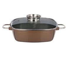 GSW 509015 Gourmet Premium Colour Cocotte Bords Hauts Bronze 28 x 28 x 8,5 cm/4,9 l