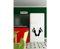 TATOUTEX Stickers Empreintes de Pieds - Jaune, L 120cm x H 100cm