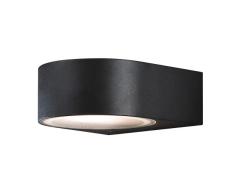 Konstsmide Teramo 7510-750 Applique murale en aluminium, 1 x 40 W, IP44, 17 x 18,5 x 7 cm (Noir mat)