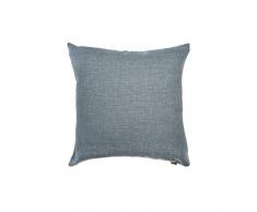 ZONS Coussin 60x60cm 4 Couleurs + Rembourrage 550g (Bleu)
