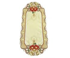 Bellanda Chemin de Table Polyester, Champagne, 70 x 30 x 0,5 cm