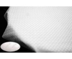Teknigomme sous Nappe P.V.C Blanc - Protège Table (Ovale 1,40 x 2,20 m)