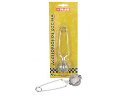 IBILI 703200 Pince Boule à Thé INOX, Acier Inoxydable, Argent, 10 x 4 x 26 cm