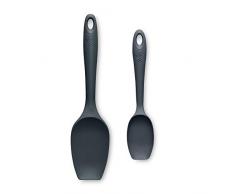 Zeal JSET1G Petite et grande spatule en silicone anti-adhésif Sauge
