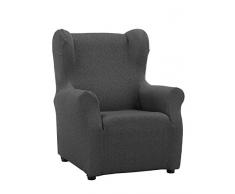 Martina Home electrónica Rey® Fauteuil Beirut, Gris, Oreilles tapissé