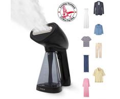 Fridja f10 Vestiaire portatif de vÃªtements, vapeur puissante de tissu de 1500W, vapeur portative de voyage, fer Ã vapeur, parfait pour la maison et voyageant (Noir)