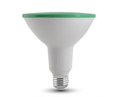 V-TAC SKU.4418 PAR38 LED 15W E27 IP65 VT-1125, Plastique,et Autre materiaux, 15 W, Vert, Profondeur : 133 mm