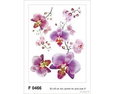 AG f 0466 autkleber Mural Design Autocollants en Forme de Fleurs