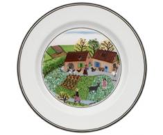 Villeroy & Boch 10-2337-2666 Assiette à Pain Porcelaine Vert 18 x 18 x 9 cm 1 Assiette