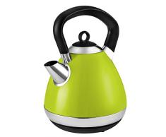 Team Kalorik Bouilloire Ãlectrique sans fil 1.7 Litre en Inox, 2400 W, Filtre à Particules, Vert pomme, TKG JK 1045 AG