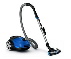 Philips FC8575/09 Aspirateur avec sac Performer Active, 650W, CapacitÃ© de PoussiÃ¨re 4L, Suceur Plat IntÃ©grÃ©, Bleu