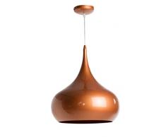 Luminaire Louxor, suspension métal, 60 W, Rouille, ø 42 x H 44,5 cm