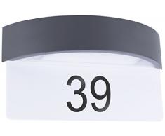 Applique murale Smartwares 5000.704 â Capteur jour/nuit â NumÃ©ro de maison