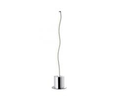 WOFI 3194.01.01.6450 Lampadaire, MÃ©tal, Integriert, 5 W, Silber, H: 45,5 cm x B x L: 9 cm