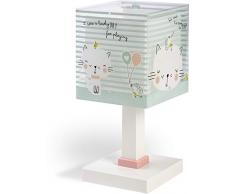 Dalber lampe de table enfant Loving Cat chats Vert