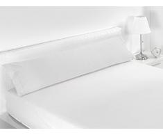 SABANALIA Combina Taie doreiller (Disponible en Plusieurs Tailles) 150-170 x 45 Blanc