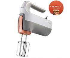 Breville Batteur Ãlectrique avec Technologie Heatsoft, BoÃ®te de Rangement, Fouet, Batteurs et Crochets Ã PÃ¢te inclus, 7 Vitesses, Moteur 270 W