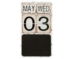 Clayre & Eef 6Y2441 Calendrier 27 x 2 x 48 cm