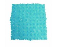 MSV Tapis Bain Galet Bleu 54x54, Acrylique, Latex