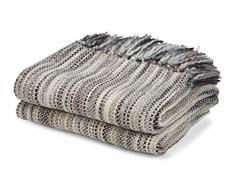 Dutch Decor Plaid Sunil 130x180 cm Sable - Couvertures - Couverture pour Le canapÃ©