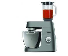 Kenwood Chef Titanium KVC7320S Robot PÃ¢tissier, Robot pÃ¢tissier multifonction avec illumination du bol, 1500 W, Argent