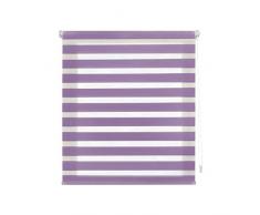 Blindecor Store Enrouleur Double Tissu Nuit et Dia 97X180 Lilas