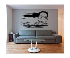 TATOUTEX 3613247446455 Sticker Mural, Rose, L 48cm x H 30cm