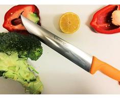 Burgvogel Couteau Ã bloc, longueur de la lame : 26 cm â Couleur : jaune