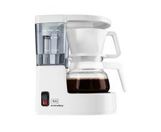Melitta Cafetière à Filtre avec Verseuse en Verre, Pour 2 Tasses de Café, Aromaboy, Blanc, 1015-01