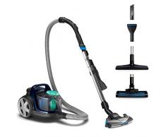 Philips FC9556/09 Aspirateur sans sac PowerPro Active, 650W, CapacitÃ© de PoussiÃ¨re 1,5L, Brosse Douce et Brosse spÃ©ciale meubles IntÃ©grÃ©es, Bleu
