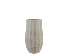 MICA Decorations Mira Vase Blanc cassé 40 x 23 cm