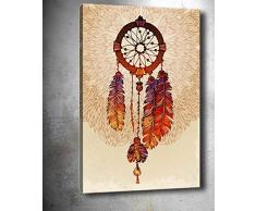 Bonamaison Peinture sur toile, multicolore, 40 x 60 cm - Conçu et fabriqué en Turquie