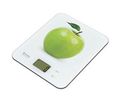 TM Electron Balance numérique de cuisine motif pommes blanc